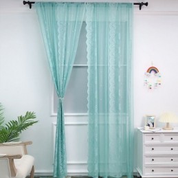 Transparente Fenstervorhänge, Elegante Voile-Vorhänge Für Das Wohnzimmer