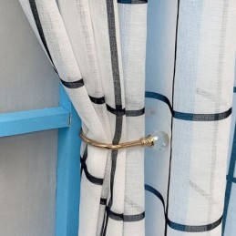 Gittermuster Voile Vorhang Maßgeschneiderte Vorhang Gardinen Für Wohnzimmer Schlafzimmer
