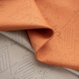 Geometrische Jacquard-Vorhänge Blackout Für Wohnzimmer