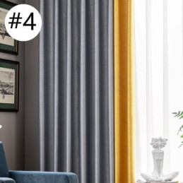 Geometrische Jacquard-Vorhänge Blackout Für Wohnzimmer