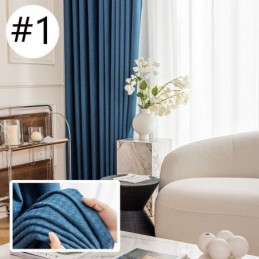 Hahnentritt-Jacquard-Vorhang, Maßgefertigt, Hoher Schattierungsvorhang Für Wohnzimmer Und Schlafzimmer