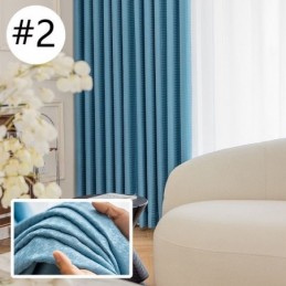 Hahnentritt-Jacquard-Vorhang, Maßgefertigt, Hoher Schattierungsvorhang Für Wohnzimmer Und Schlafzimmer