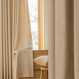 Verdunkelungsvorhänge Mit Wellenlinienmuster Für Wohnzimmer Und Schlafzimmer