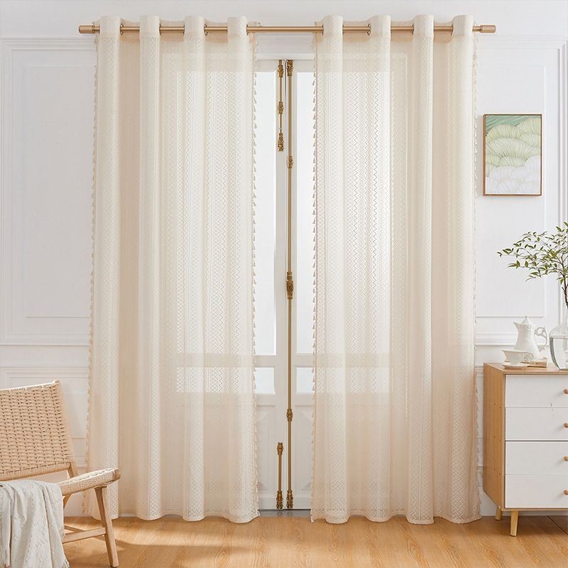 Moderner Tüllvorhang, Maßgefertigt, Zarter, Durchscheinender Fenstervorhang Für Wohnzimmer Und Schlafzimmer
