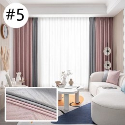 Geometrische Jacquard-Vorhänge Blackout Für Wohnzimmer
