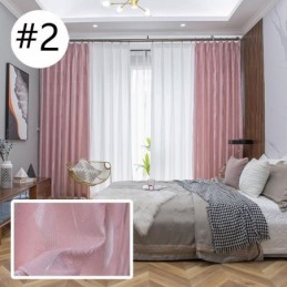 Gewellte Jacquard-Vorhänge, Fenstervorhang, Maßgefertigter Vorhang Für Wohnzimmer