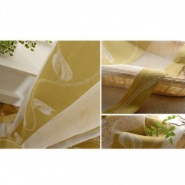 Mordern Voile Drapes Leaf Sheer Vorhang Maßgeschneiderte Vorhang Für Schlafzimmer Wohnzimmer