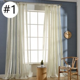Moderner Floraler Tüllvorhang Nach Maß, Vorhang, Durchsichtig, Für Wohnzimmer Und Schlafzimmer