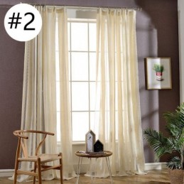 Moderner Floraler Tüllvorhang Nach Maß, Vorhang, Durchsichtig, Für Wohnzimmer Und Schlafzimmer