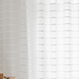 Weißer Gardinenvorhang Nach Maß, Bestickte Tüllvorhänge Für Wohnzimmer