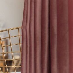 Nordic Samt Vorhänge Blackout Für Schlafzimmer Wohnzimmer Einfarbig
