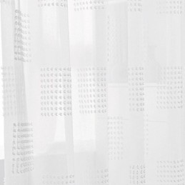 Nordischer Transparenter Vorhang, Maßgefertigt, Vorhang, Geprägter Tüll, Wohnzimmer, Schlafzimmer