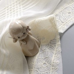 Bestickter Transparenter Vorhang, Maßgefertigt, Minimalistisch, Klassisch, Voile, Wohnzimmer, Schlafzimmer