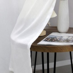 Samt Sheer Fenster Vorhänge Elegante Voile Panele Wohnzimmer Schlafzimmer