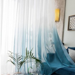 Gradienten Gardinen Voile Transparent Vorhang Maßgeschneiderte Vorhang Für Home Dekorative