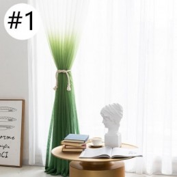 Gradienten Gardinen Voile Transparent Vorhang Maßgeschneiderte Vorhang Für Home Dekorative