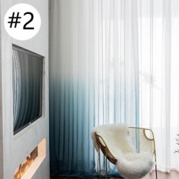 Gradienten Gardinen Voile Transparent Vorhang Maßgeschneiderte Vorhang Für Home Dekorative