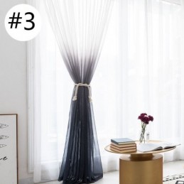 Gradienten Gardinen Voile Transparent Vorhang Maßgeschneiderte Vorhang Für Home Dekorative