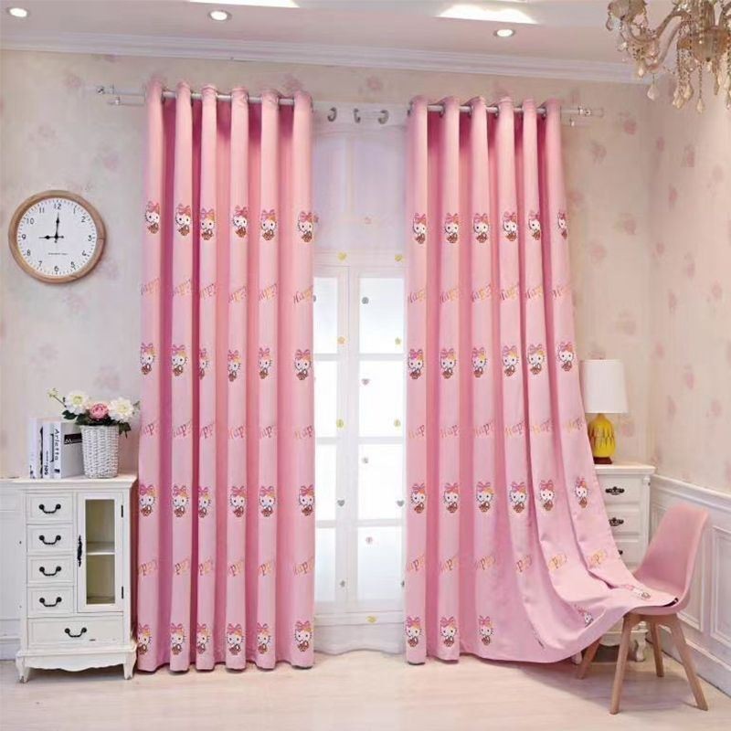 Moderne Gardine Nach Maß Gardinenstickerei Lovely Hello Kitty