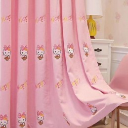 Moderne Gardine Nach Maß Gardinenstickerei Lovely Hello Kitty