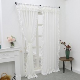 Samt Gardinen Einfarbig Fenster Voile Panels Wohnzimmer Schlafzimmer