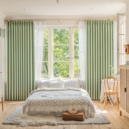 Blätter Jacquard Vorhänge...