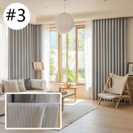 Blätter Jacquard Vorhänge Blackout Für Wohnzimmer