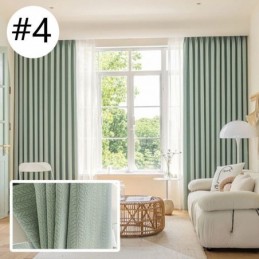 Blätter Jacquard Vorhänge Blackout Für Wohnzimmer