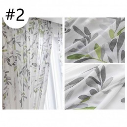 Voile-Vorhang Mit Rankenmuster, Maßgefertigt, Bedruckt, Transparent, Für Wohnzimmer Und Schlafzimmer