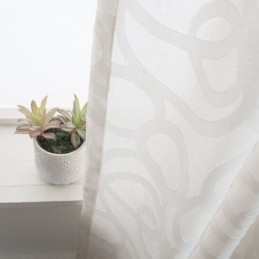 Weiße Tüllvorhänge Moderner Transparenter Voile-Vorhang Maßgefertigter Vorhang Für Wohnzimmer Schlafzimmer