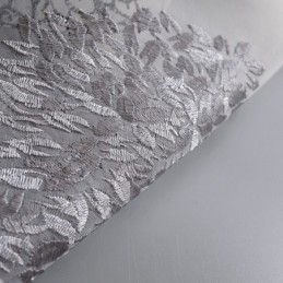 Moderner Bestickter Tüllvorhang, Maßgefertigt, Transparenter Voile-Vorhang, Wohnzimmer, Schlafzimmer