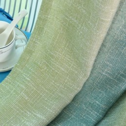 Schlichter Halbverdunkelungsvorhang Maßgefertigter Vorhang Bunte Streifen Bedruckt Wohnzimmer