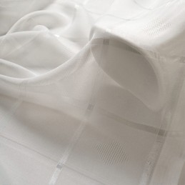 Geometrischer Jacquard-Vorhang, Maßgefertigt, Luxuriöser Tüll, Für Wohnzimmer Und Schlafzimmer