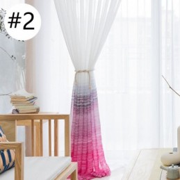 Nordischer Stil, Transparenter Vorhang, Maßgefertigt, Bedruckter Voile, Für Wohnzimmer Und Schlafzimmer