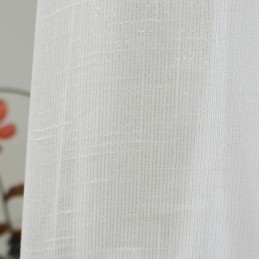 Eleganter Transparenter Vorhang Nach Maß, Einfarbig, Tüll, Für Wohnzimmer Und Schlafzimmer