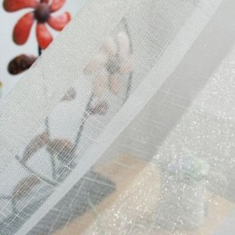 Eleganter Transparenter Vorhang Nach Maß, Einfarbig, Tüll, Für Wohnzimmer Und Schlafzimmer