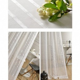 Eleganter Weißer Tüllvorhang Nach Maß, Vorhang, Durchsichtig, Für Wohnzimmer Und Schlafzimmer