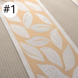 Blatt-Jacquard-Tüll-Vorhänge, Nordische Gardinen Für Wohnzimmer
