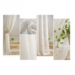 Nordischer Voile-Vorhang, Maßgefertigt, Bestickt, Transparent, Für Wohnzimmer Und Schlafzimmer