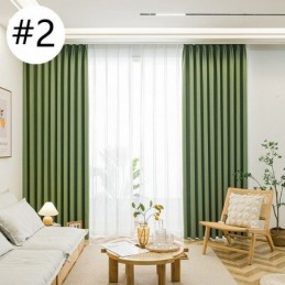 Nordische Vorhänge Einfarbig Blackout Für Wohnzimmer