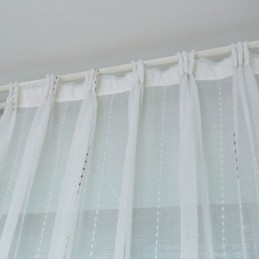 Nordische Tüllvorhänge Moderner Transparenter Voile-Vorhang Maßgefertigter Vorhang Für Wohnzimmer Schlafzimmer