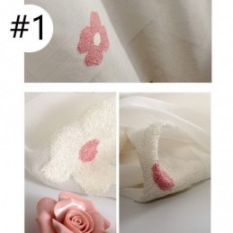 Mehr Sheer Stickerei Vorhang Maßgefertigt Vorhang Dekorative Floral Wohnzimmer Schlafzimmer