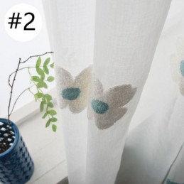 Mehr Sheer Stickerei Vorhang Maßgefertigt Vorhang Dekorative Floral Wohnzimmer Schlafzimmer