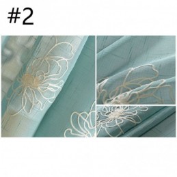 Stickerei Floral Sheer Voile Vorhänge Dekorative Tüll Für Wohnzimmer