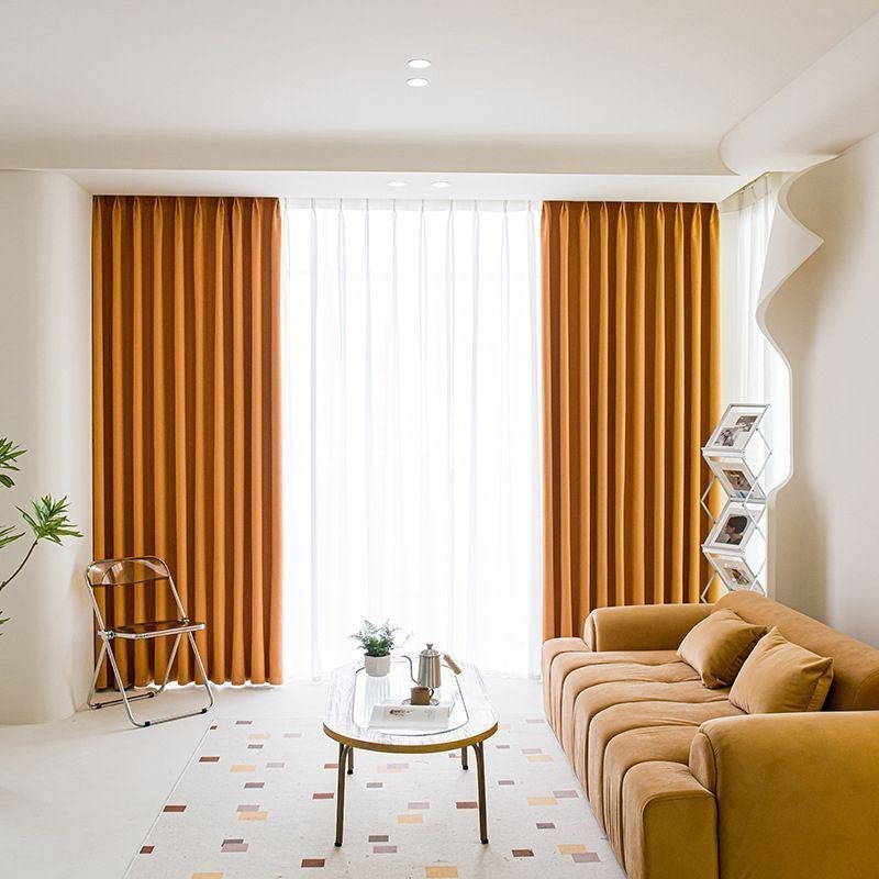 Moderne Einfarbige Vorhänge Verdunkelungsvorhang Nach Maß Vorhang Drape Für Wohnzimmer Brdroom