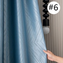 Geometrische Jacquard-Vorhänge Blackout Für Wohnzimmer
