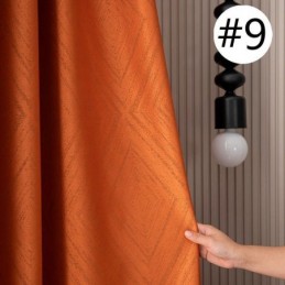 Geometrische Jacquard-Vorhänge Blackout Für Wohnzimmer