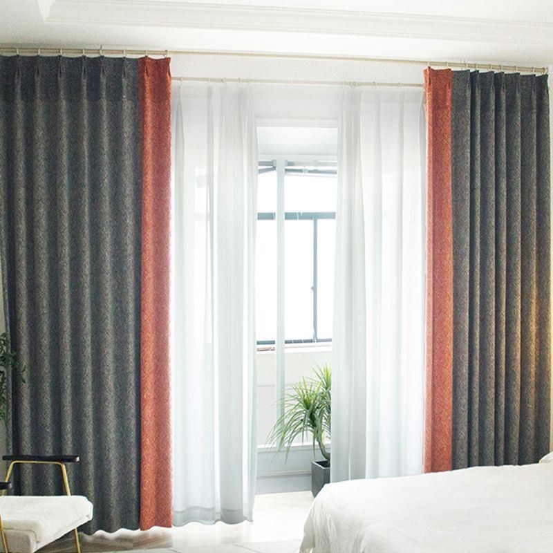 Nordic Patchwork Vorhänge Blackout Für Wohnzimmer Schlafzimmer