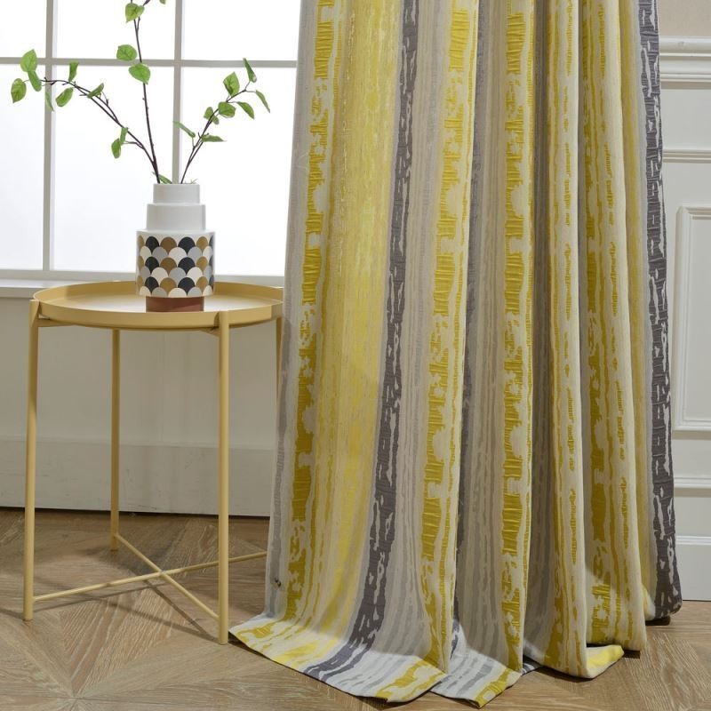 Modern Max Verdunkelungsvorhang, Maßgefertigt, Vorhang, Abstrakt, Präzisions-Jacquard, Für Schlafzimmer