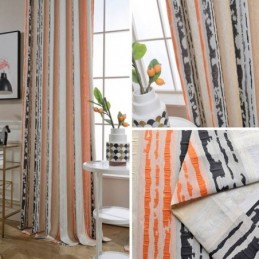 Modern Max Verdunkelungsvorhang, Maßgefertigt, Vorhang, Abstrakt, Präzisions-Jacquard, Für Schlafzimmer